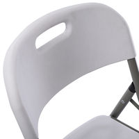 Table et chaise pliables modernes en plastique HDPE noir à usage intensif Mobilier de fête en plein air pour mariage et banquet Événement