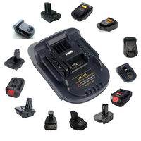 Adaptateur de batterie Li-ion convertir pour outil électrique de marque batteries 18V-20V en différentes batteries d'outil de perceuse sans fil convertir