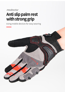 Gants de course personnalisables pour hommes femmes été respirant Kart gants de course pour vélos motos gants de motocross - Product Image 4