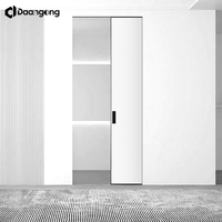 Puerta Corredera de Madera Sólida Personalizable con Kit de Marco para Dormitorio y Cocina, Resistente al Agua, Garantía de 5 Años