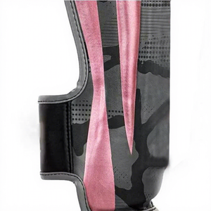 Protections de tibia professionnelles pour MMA et boxe, logo personnalisé, protections de tibia pour Muay Thai, matériau PU, protection complète, protège-jambes élastique - Product Image 5