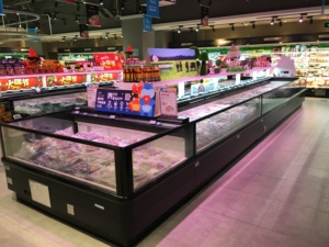 1.8m chiều rộng từ xa đảo Tủ lạnh-thiết bị làm lạnh cho siêu thị thực phẩm đông lạnh hiển thị - Product Image 3