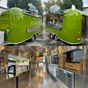 Carro de comida de China Carro de venta Remolque de comida rápida móvil al aire libre Camión de comida personalizado con cocina completa - Product Image 3