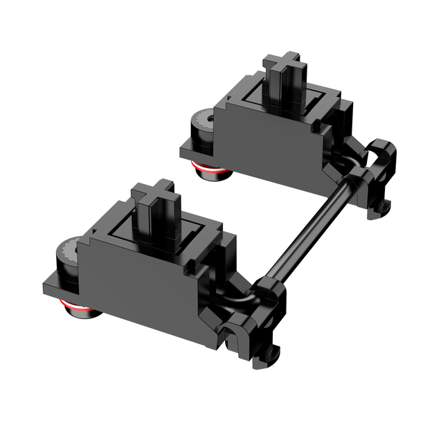 DUROCK V3 Stabilizers Smaller Wire Gap Nero Screw in Stabilizers Minimum Wire Wobble 2U 6.25U 7U PCB Mount Keyboard Stabilizers