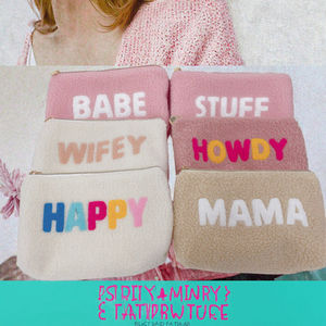 Bolsa de Maquillaje Qetesh de Felpa con Cierre, Ligera, Personalizable, Multifuncional, Suave, Práctica, Impermeable y Ecológica - Product Image 3