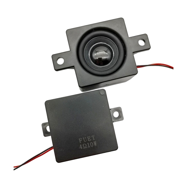 IP65 Waterproof Mini Speaker 51MM Square 4 Ohms 10W Magnetic Shielding 91dB SPL Custom Logo Enclosure Speakers for Automotive