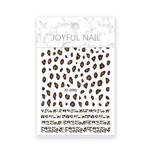 Decoración de <span class=keywords><strong>Uñas</strong></span> DIY, Calcomanías de <span class=keywords><strong>Uñas</strong></span> de PVC Delgadas con Patrón de Leopardo 3D, Adhesivos Autoadhesivos con Estampado <span class=keywords><strong>Animal</strong></span>, Resistentes al Agua y No Tóxicos - Product Image 6