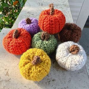 Mini tay-móc bí ngô trang trí dệt kim may dệt đồ chơi lễ hội Halloween trang trí búp bê cho thai sản tuổi - Product Image 4