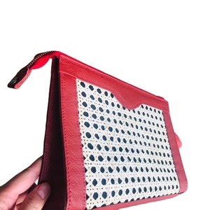 Bolso de mano de lujo para mujer, pochette de ratán, elegante - Product Image 2