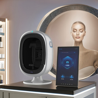 Analizador Facial de Piel 3D con Pantalla de 15.6 Pulgadas, Dispositivo de Escritorio con Multi-Análisis (Pigmentación, Arrugas, Acné) para Uso Doméstico y Comercial