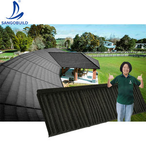 กระเบื้องหลังคาโลหะเคลือบหินสีลอนลูกฟูกอะลูซิงค์จากนิวซีแลนด์ CE Villa Tejas Tuile Toiture ขายส่ง - Product Image 5