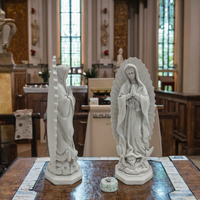 Artisanat en résine, statue de la Vierge Marie, décoration mexicaine pour la maison, décoration de porche, articles religieux