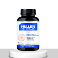 Complément alimentaire pour le soutien pulmonaire, extrait de feuilles de molène, capsules molles |   Détox pulmonaire 15-en-1 pour fumeurs adultes à base de racine de guimauve