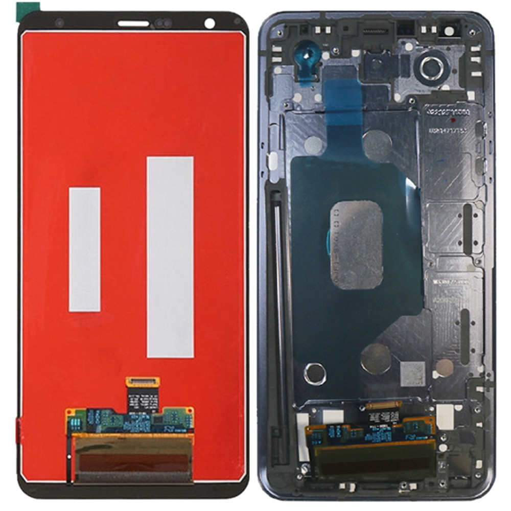 Substituição de tela de celular para lg stylo 5 q720, display lcd touch screen digitador, montagem com peça de reposição quadro