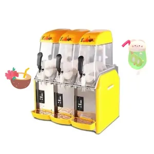 Commercial Smoothie Multi Tanks Spare Parts 12liter Capacity 1100w Convenient Automatic Cleaning Slushy Making Machine