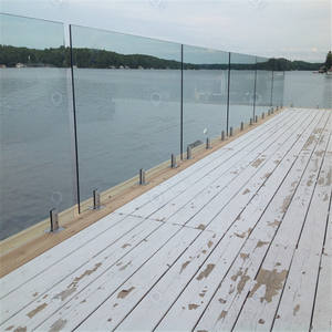 Barrières de sécurité en <span class=keywords><strong>verre</strong></span> sans cadre de style européen Prima, <span class=keywords><strong>verre</strong></span> feuilleté double, barrière de protection extérieure pour balcon et <span class=keywords><strong>terrasse</strong></span> - Product Image 4