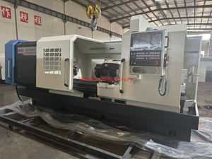 Tour à fileter les tubes à grande alésage QK1313 avec système de commande CNC, tour à banc plat avec doubles mandrins - Product Image 3