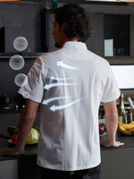 Veste de Chef Haut de Gamme à Manches Longues pour Homme, Nouveau Style, Tenue de Cuisine pour Restaurant Occidental et Hôtel, pour Uniformes de Boulangerie et de Bar