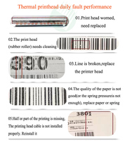 Tête d'impression Passbook pour Olivetti Pr2e Pr2 Plus Tête d'impression XYAB3040 Reconditionnée