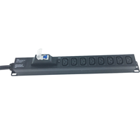 Rak Kabinet Jaringan Server Data Gelongtu PDU 250V 7500W L6-30P 1U 30A 8 jalur IEC C13 Soket Daya Pusat Data IP67 Hot Swap