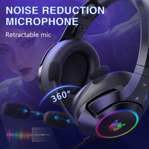 <span class=keywords><strong>ONIKUMA</strong></span> <span class=keywords><strong>K9</strong></span> superventas 3,5 MM 7,1 sonido envolvente auriculares para juegos micrófono dinámico desmontable con cable logotipo personalizado para viajes deportivos - Product Image 5
