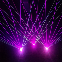 Lumière laser d'animation RVB pleine couleur haute puissance 8-15W, DMX512, application Bluetooth, professionnelle pour scène, DJ, club, bar, discothèque, spectacle