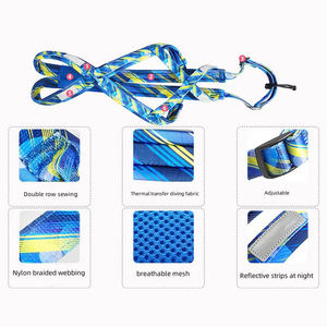 調節可能な屋外ネオプレンパッド入りプルなし大型犬用ハーネスそり犬用トレーニングハーネス、アラスカマラミュート & シベリアンハスク用 - Product Image 2