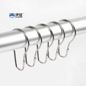 Ganchos Metálicos para Cortina de Ducha EWANG, Resistentes al Óxido, Clips para Colgar en la Ducha - Product Image 1