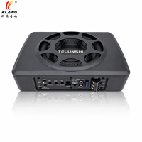 Caisse de subwoofer audio Slim's 8,10 pouces à double bobine Super Bass 180W pour système audio de voiture, avec cadre en aluminium de 5 pouces et haut-parleur unique amélioré
