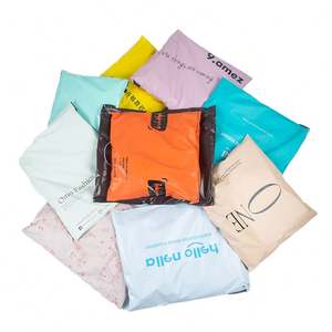 Sac d'expédition en plastique biodégradable de haute qualité, personnalisé, durable, auto-adhésif, refermable, pour l'emballage - Product Image 1
