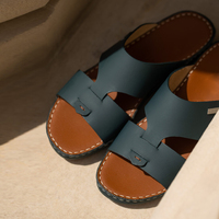 Sandales pour hommes SHIKOL, sandales personnalisées, chaussures en cuir mat de veau, sandales arabes faites à la main, usine de chaussures arabes, luxueuses, Ramadan