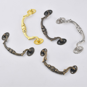 Chinese Style Zinc Alloy Drawer Handles Bar Shape Plated Durable <b>Cabinet</b> Furniture Hardware Accessory - Product Image 4