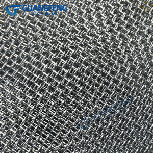 Guangfeng <span class=keywords><strong>rete</strong></span> metallica ad alta resistenza dello schermo tessuto per la miniera setaccio di sabbia con gancio bordo di taglio personalizzato per il setaccio rotatorio - Product Image 4
