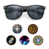 Lunettes de soleil unisexes en stock local aux États-Unis, effet prisme 3D premium, lunettes à effets spéciaux amusants pour feux d'artifice, protection UV400, vision nocturne, confortables