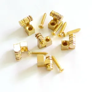 Rolo de metal dourado para guitarra Donlis, árvore retentora de corda para peças de guitarra TL, atacado