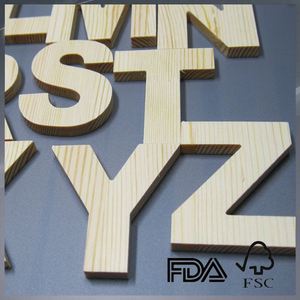 Letras de Madera del Alfabeto, Letras de MDF Pintadas para Decoración - Product Image 3