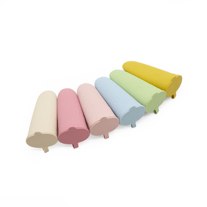 Venta caliente de diseño de alta calidad logotipo personalizado molde de silicona para paletas de helado de silicona moldes para paletas de helado Cubo de helado con cubierta - Product Image 4