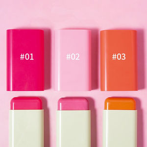 Etiqueta privada Nuevo diseño Maquillaje <span class=keywords><strong>Rubor</strong></span> Vegan <span class=keywords><strong>Red</strong></span> Cheek Cream Blusher Natural Hidratante a prueba de agua Crema mate Blush Stick - Product Image 2