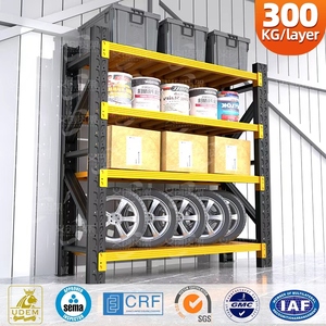 Estanterías de Almacenamiento Resistentes a Precio de Mayoreo, Estanterías de Acero Selectivas para Almacenes, Estanterías Ajustables sin Pernos con Capacidad de 300 kg en Venta - Product Image 6