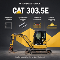 Excavator Bekas Cat 303.5E Crawler 3.5 Ton Harga Terjangkau Tersedia 303 304 305.5 306E 307E Mini Excavator Dijual