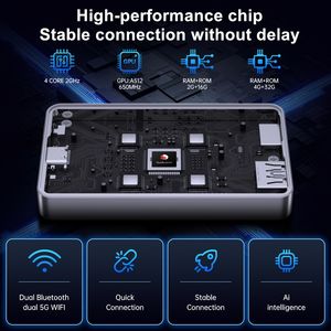 Aibox อะแดปเตอร์ CarPlay ไร้สาย Android 13 2G <span class=keywords><strong>16GB</strong></span> มัลติมีเดีย Netflix YouTube รถเล่น Android กล่อง Ai สำหรับแอปเปิ้ลไอโฟน - Product Image 3