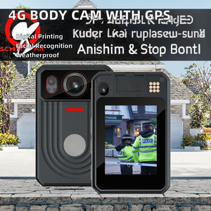 UNIWA BC001 2.4 Inch Touch Screen Octa Core Android Smart IP66 IR Night Vision Body <b>Camera</b> with PTT POC Radio For Security Guard - Product Image 2