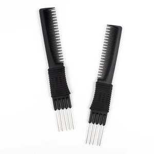 Peignes et brosses pour <span class=keywords><strong>cheveux</strong></span> résistants à la chaleur, vente chaude, cadeaux IStapromo, étiquette privée personnalisée, peigne de coiffure <span class=keywords><strong>noir</strong></span> - Product Image 1