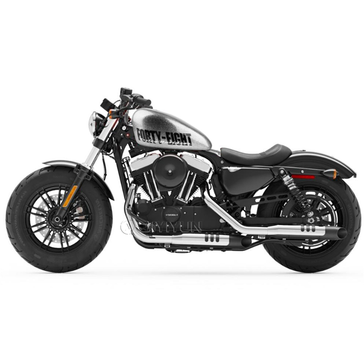 Бензиновый топливный бак с логотипом на заказ, Бензобак для мотоцикла Harley Sportster 883 1200 72 X48