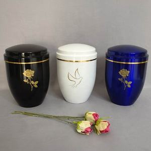 Urna <span class=keywords><strong>funeraria</strong></span> decorada con <span class=keywords><strong>Cruz</strong></span>, urna <span class=keywords><strong>funeraria</strong></span> para almacenamiento de cenizas, cremación de cenizas humanas - Product Image 5