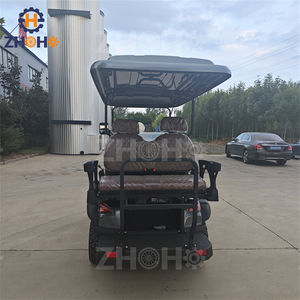 कस्टम डीलक्स ऑफ-रोड इलेक्ट्रिक गोल्फ कार्ट 2-4 सीटर स्ट्रीट-कानूनी क्लब कार - Product Image 5