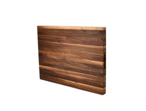 PICHANT papan potong kenari hitam, papan potong besar blok potong kayu
