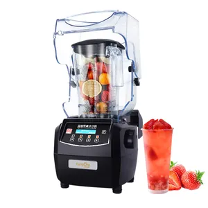 Commercial large multi-functional slush machine With soundproof enclosures and slush cup Fruit smoothie machine