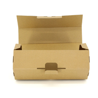 Caja de Embalaje Hexagonal de Cartón Kraft Marrón Redonda Personalizable con Logotipo a Bajo Precio