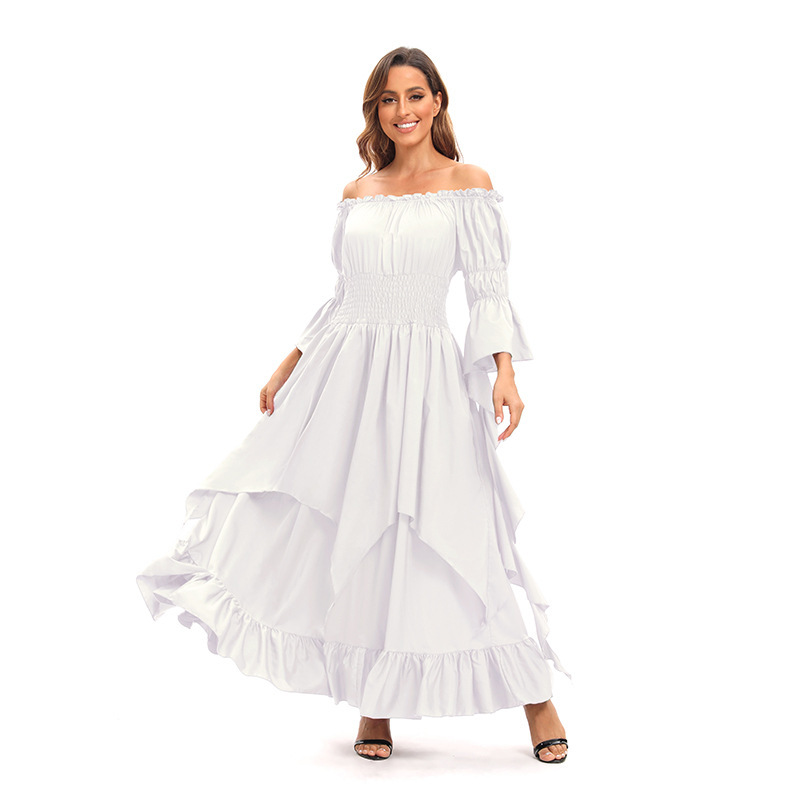 6901 White [Single Dress]